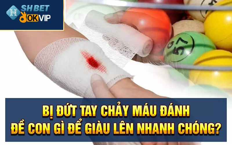 Bị đứt tay chảy máu đánh đề con gì để giàu lên nhanh chóng?